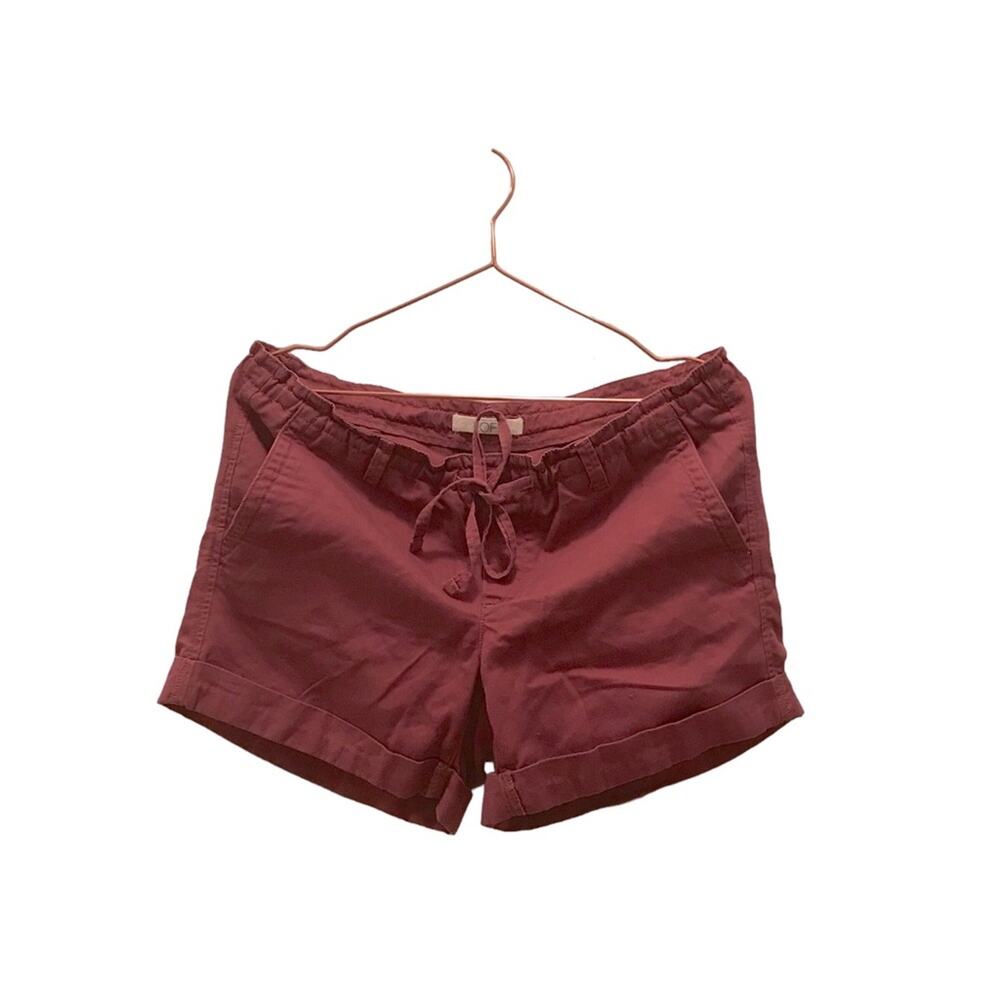 Loft mauve tie waist shorts with pockets size 4